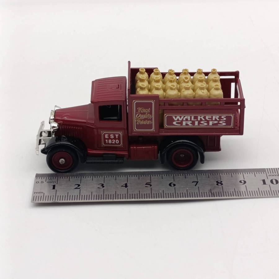 Lledo 1930 Ford stake Walker Crisps potato delivery truck model in box