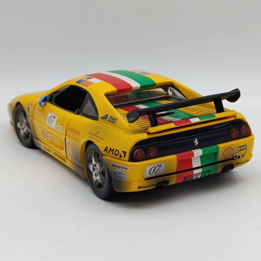 Hot Wheels Ferrari F355 Challenge #07 Dirty version die-cast model car - scale 1/18