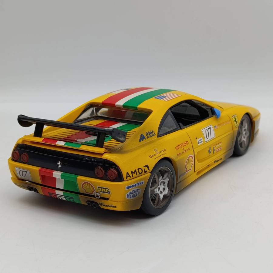 Hot Wheels Ferrari F355 Challenge #07 Dirty version die-cast model car - scale 1/18