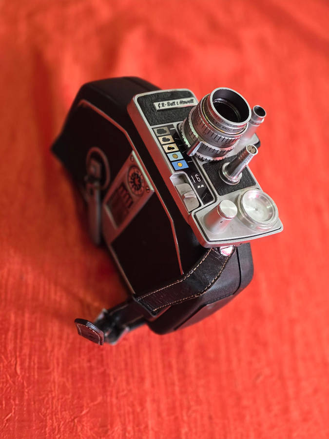 Bell & Howell 627 16mm Clockwork Motorized Camera.