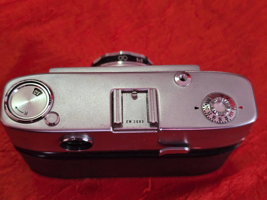 Vintage Agfa Optima II 35mm film camera.