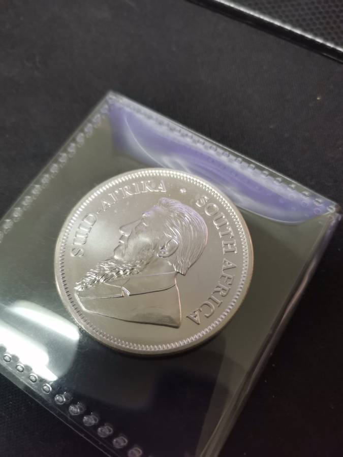 2022 South Africa Krugerrand 1oz Fine Silver - 1 Week auction