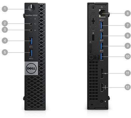 Dell Optiplex 5050 Mini Desktop PC (Intel i5 7th Gen, 240GB SSD, & 8GB RAM)