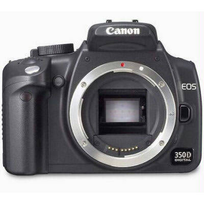Canon EOS 350D Digital SLR Camera (8MP,  7-Point auto focus system) Black