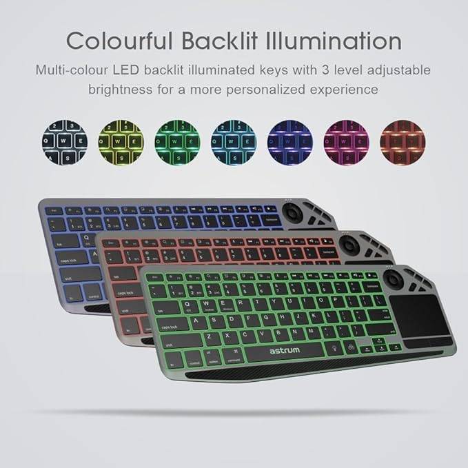 Astrum Multi Mode Wireless Keyboard + Touchpad  KT210
