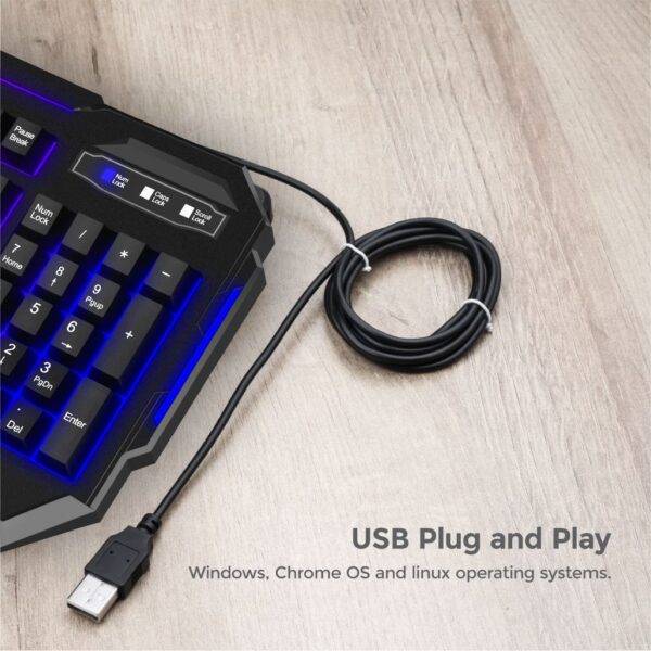 Astrum Slim Backlit Wired Gaming Keyboard- KG200