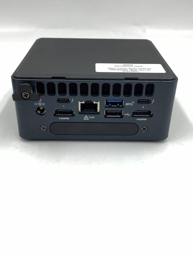 Intel NUC11TNH (Intel i3-11th Gen, 256GB SSD & 8GB RAM)