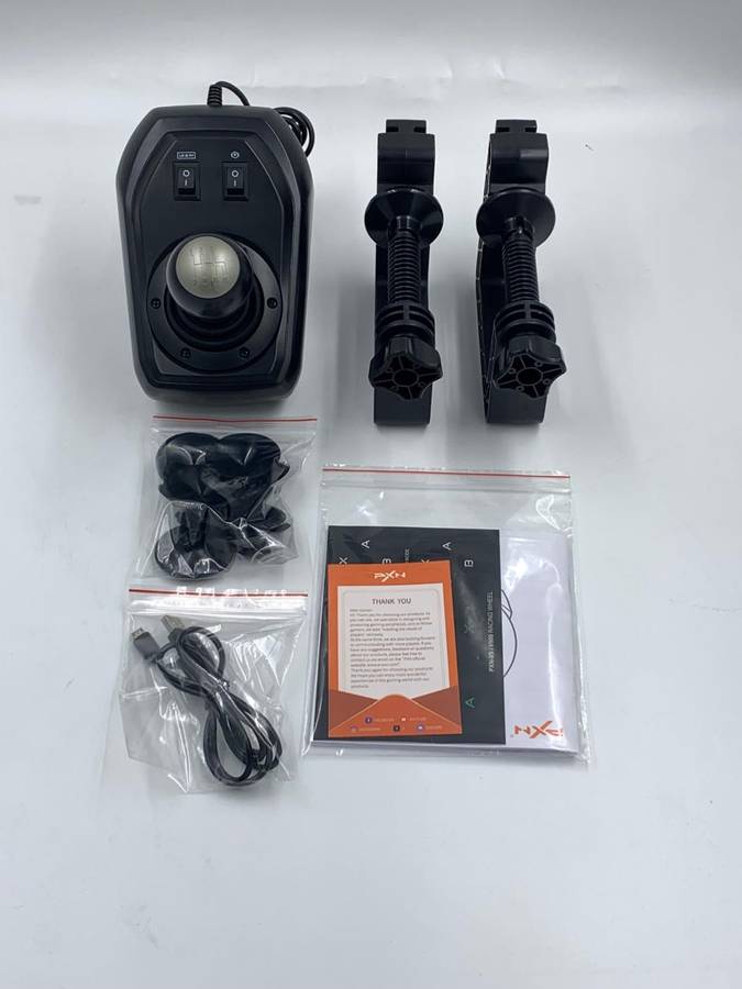 PXN V9 Gaming Steering Wheel 270-900 degree with 3 Pedals and Gear Shifter (New Open Box)