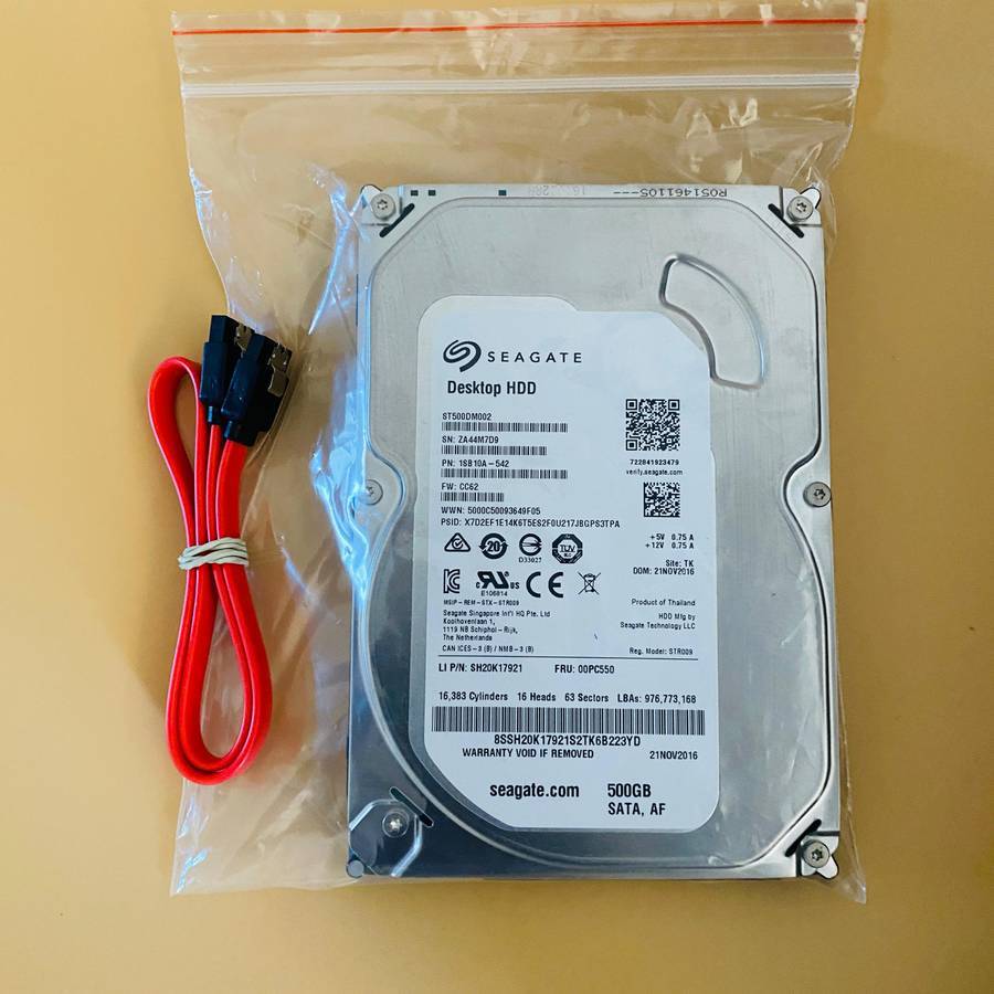 Seagate 500GB 3.5 Internal Hard Drive