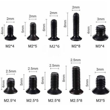 Flat Head Machine Computer/Laptop Screw (500 pcs)