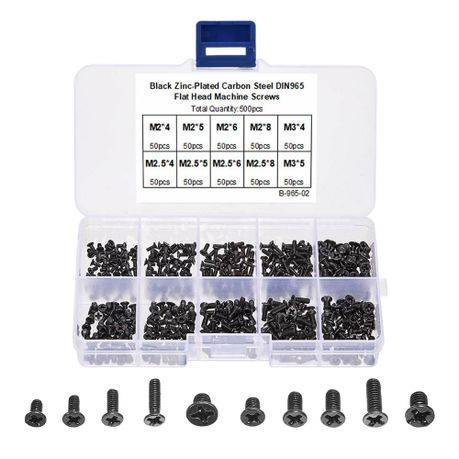 Flat Head Machine Computer/Laptop Screw (500 pcs)