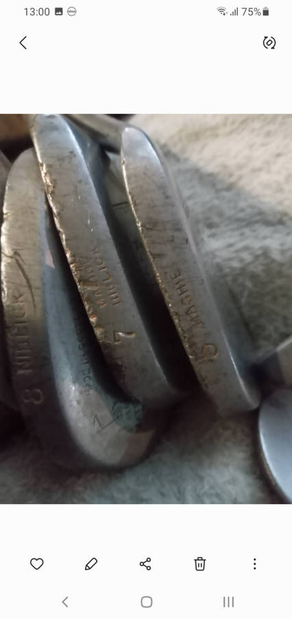 Classic vintage 6 club golf set 1900's