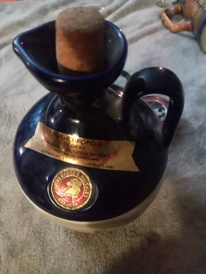 Rutherford's scotch whisky decanter