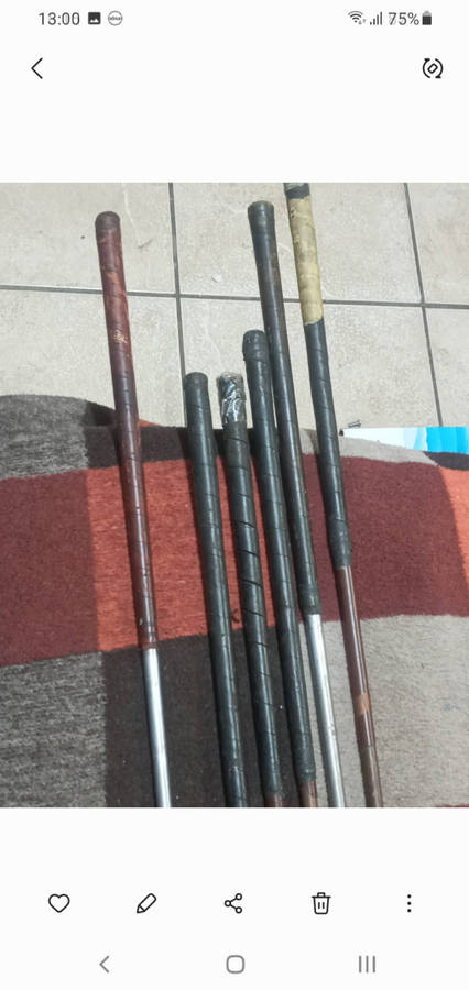 Classic vintage 6 club golf set 1900's