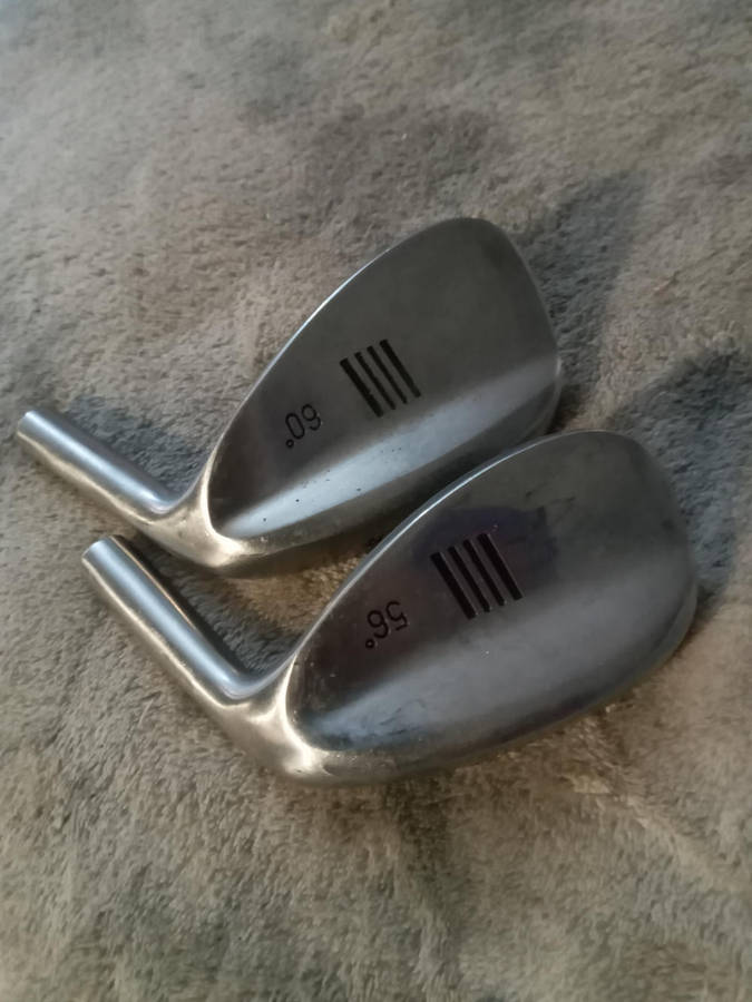 Golf metal heads spinner 56° and 60°
