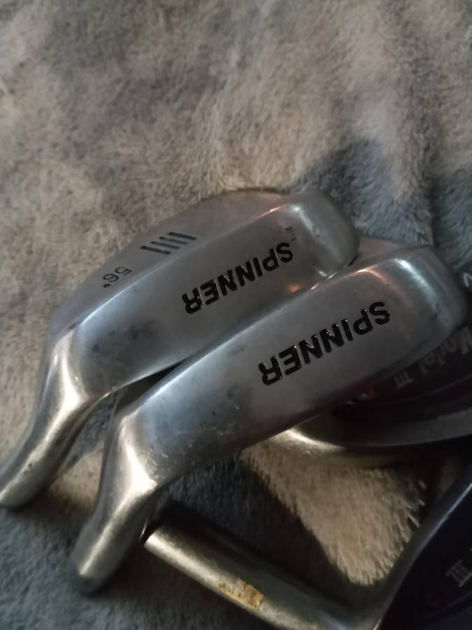 Golf metal heads spinner 56° and 60°