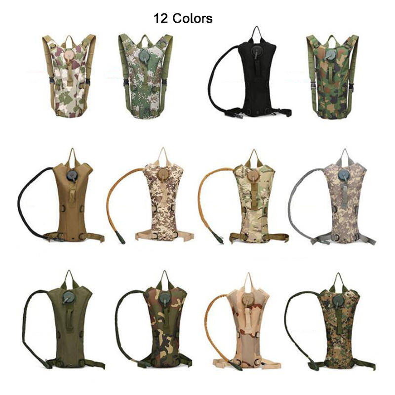 3L Tactical Hydration Backpack Military Water Bag Pouch Outdoor Running Cycling Camping Rucksack