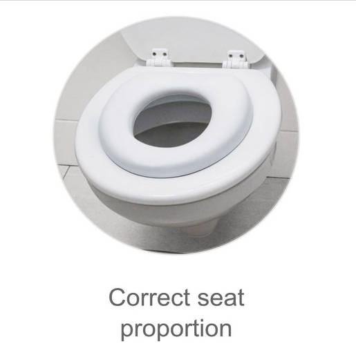 Snookums Padded Toilet Trainer Set - White