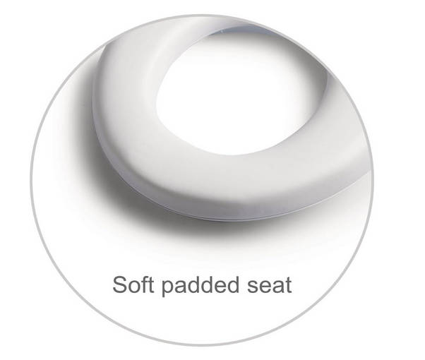 Snookums Padded Toilet Trainer Set - White