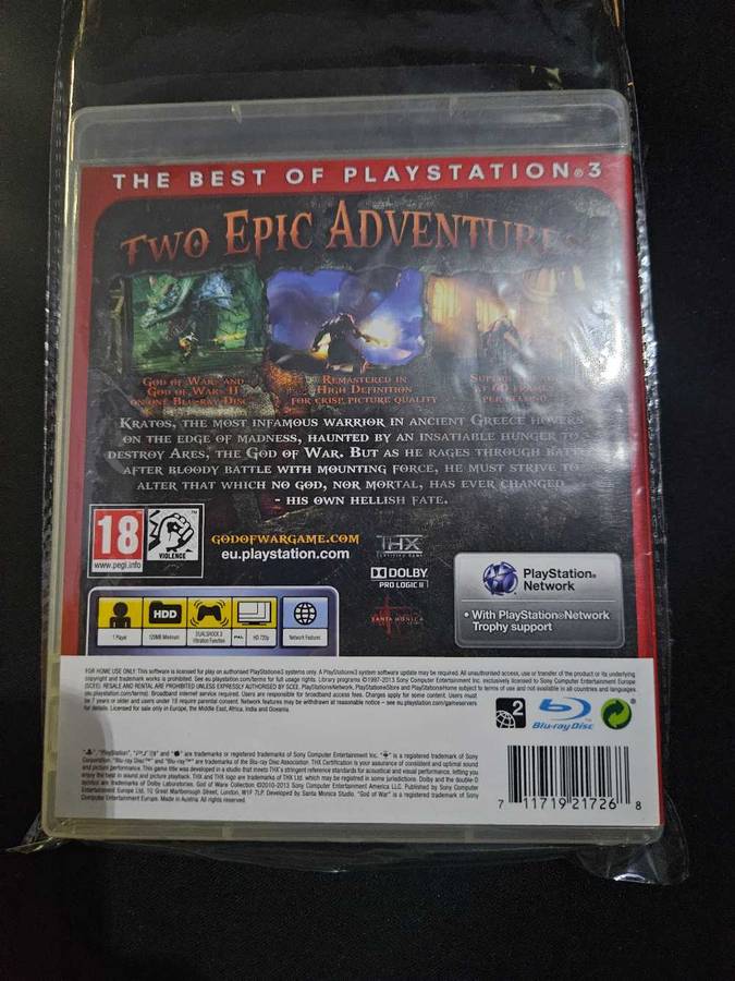 Ps3 God of war collection