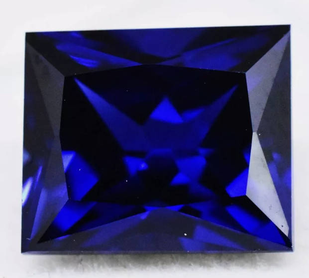 8.90ct Blue Sapphire Princess Cut