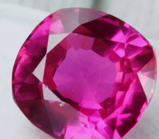 4.20Ct Mozambique Ruby Radiant cut