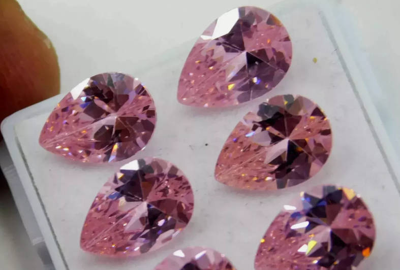 2 Pieces Natural Cambodia Zircon Pear Shape