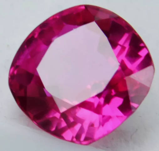 4.20Ct Mozambique Ruby Radiant cut