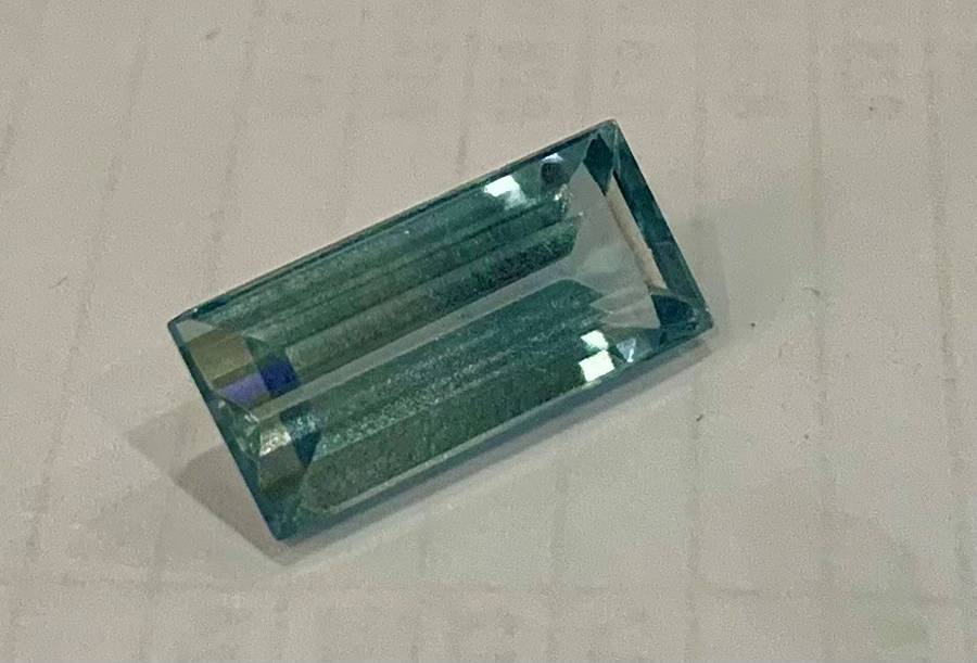 Natural 10.30 Ct Aquamarine Excellent Baguette Gemstone