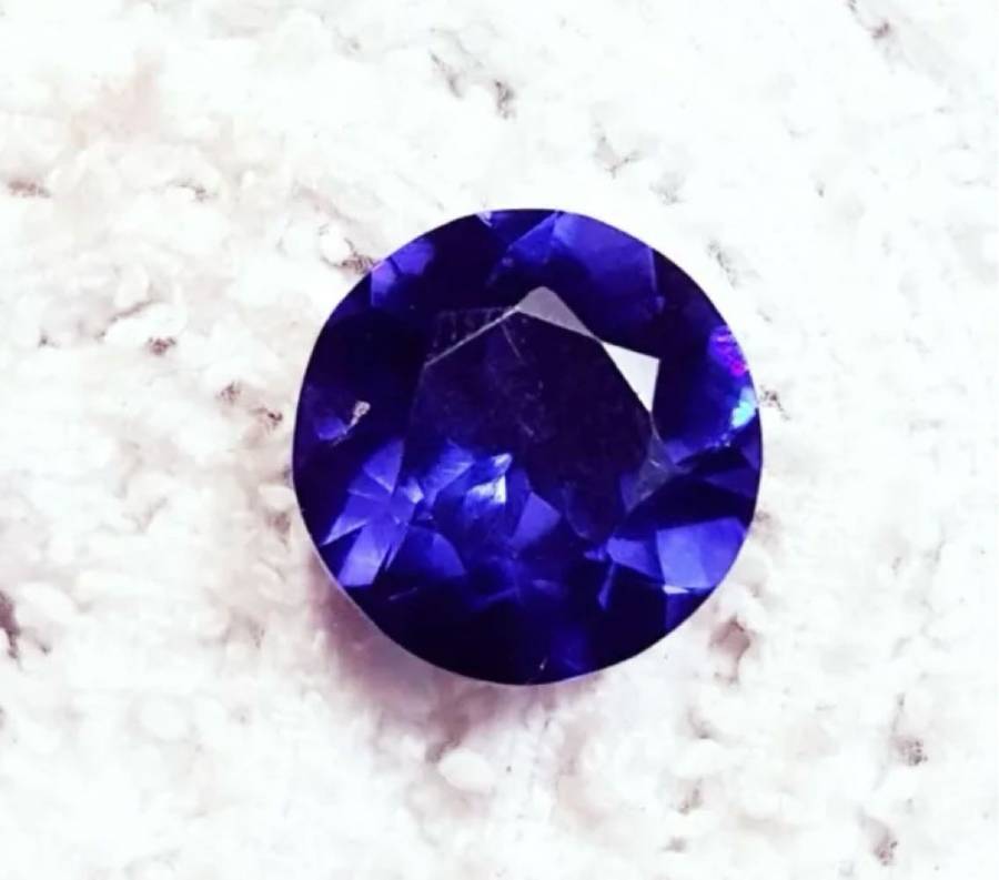 10.30ct Treated Tanzanite Round Cut