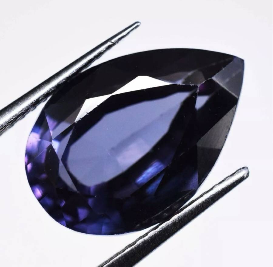 8.40ct Color Change Alexandrite, Pear shape