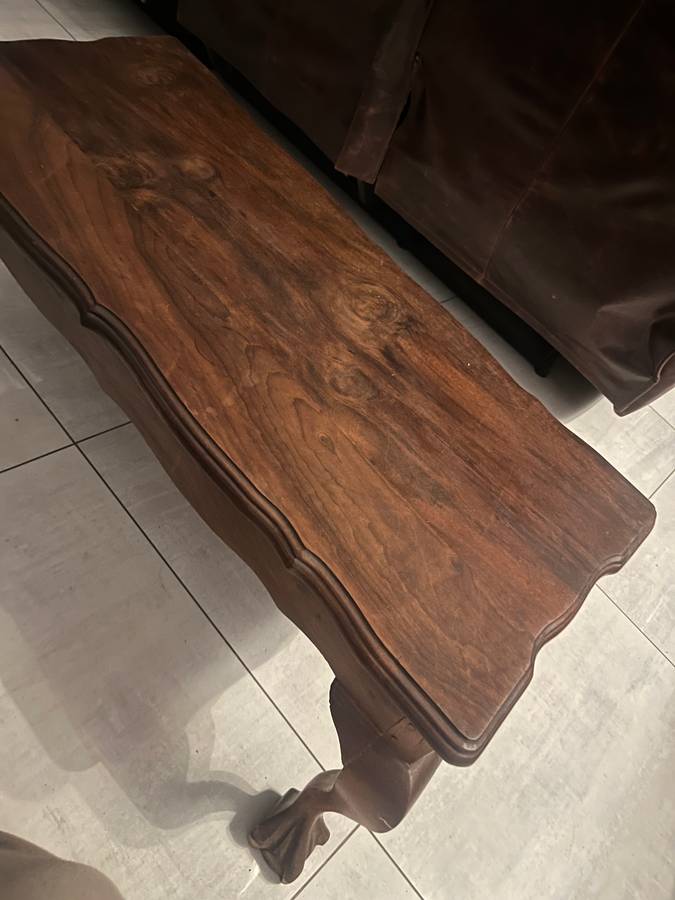 Imbuia coffee table