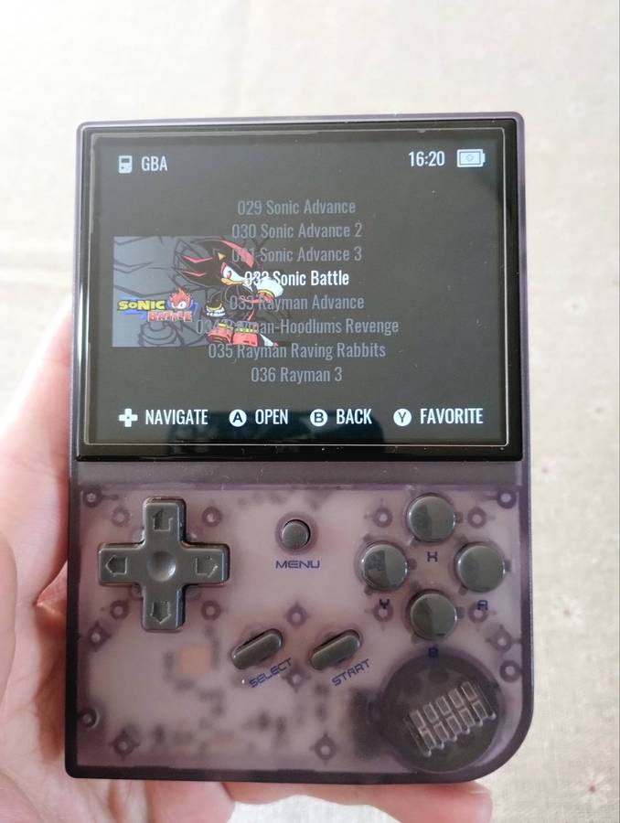 Anbernic RG35XX - Transparant Black - 64gb