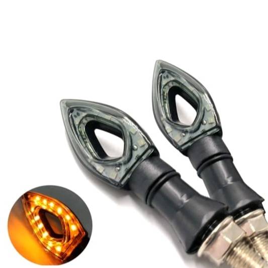 2Pc 12v Universal Motorcycle LED indicator light