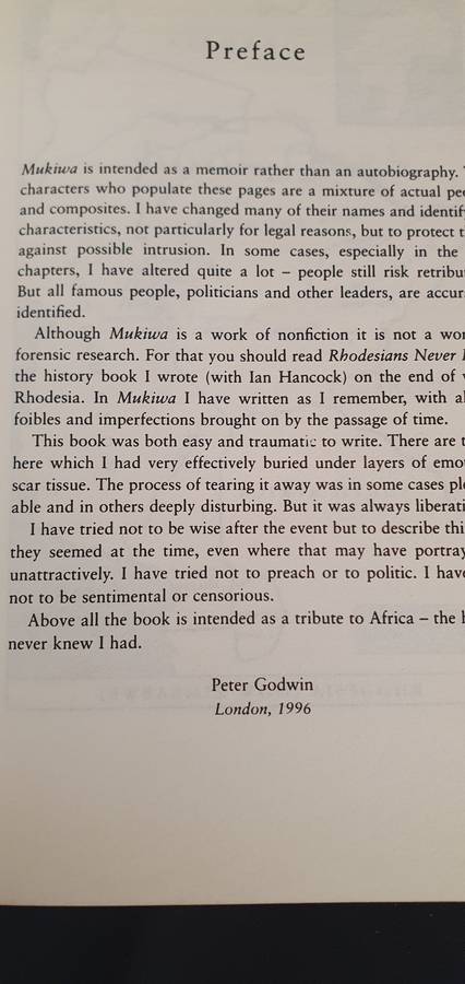Mukiwa (a White Boy in Africa)- Peter Godwin