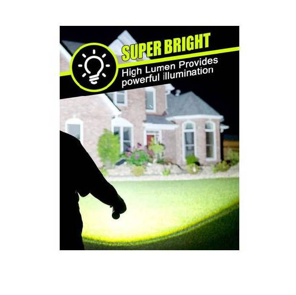 2-pack LED Flashlight Rechargeable Tactical Waterproof Torch- 5Light Mode