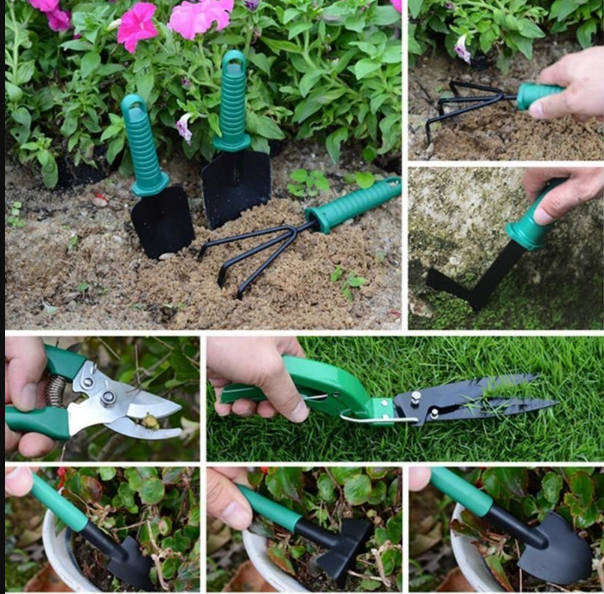 Durable Garden Tool Set with Storage Case - 10 Piece