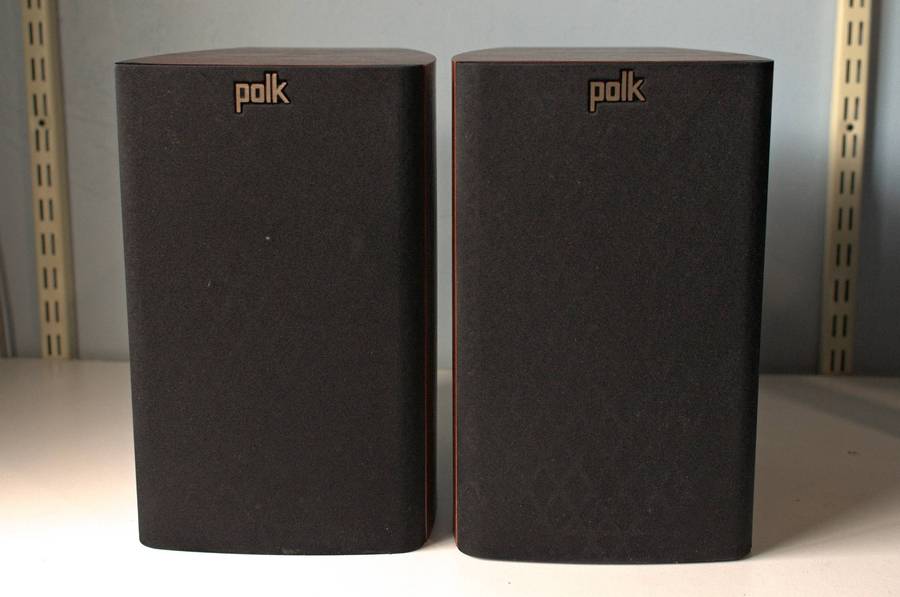 Polk TSx110b Cherry Bookshelf Speakers
