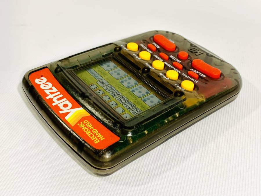 Vintage Electronic Handheld Yahtzee Game by Milton Bradley (MB)  Fully Functional