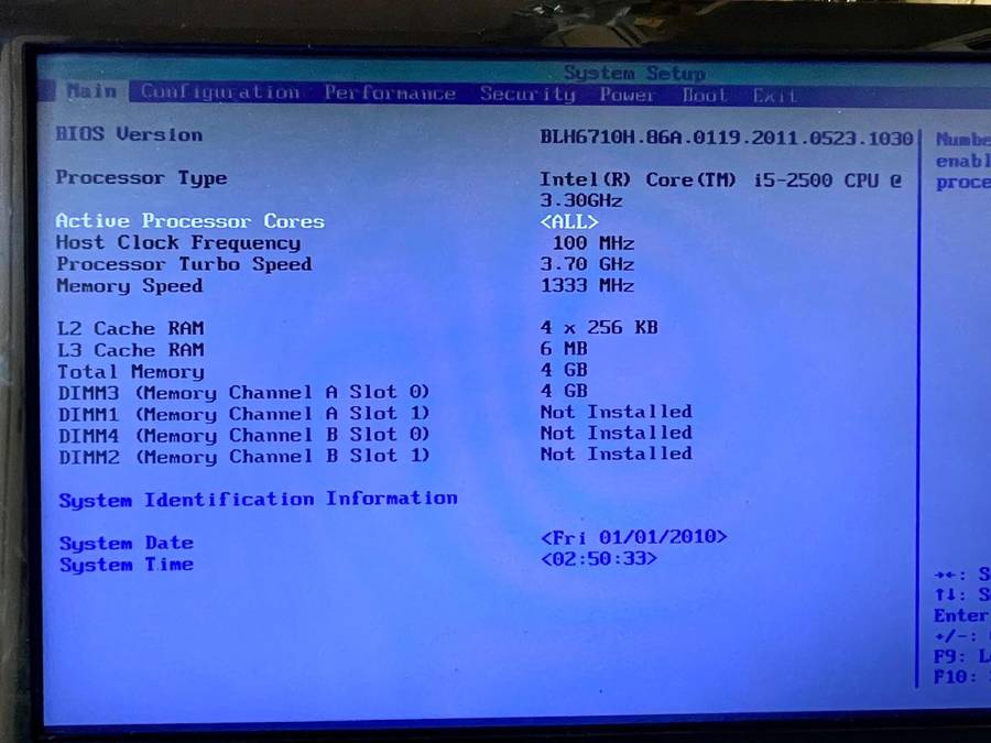 PC Desktop - Intel i5-2500 CPU - 4GB DDR Ram - HDMI / DVI  - NO Hard Drive