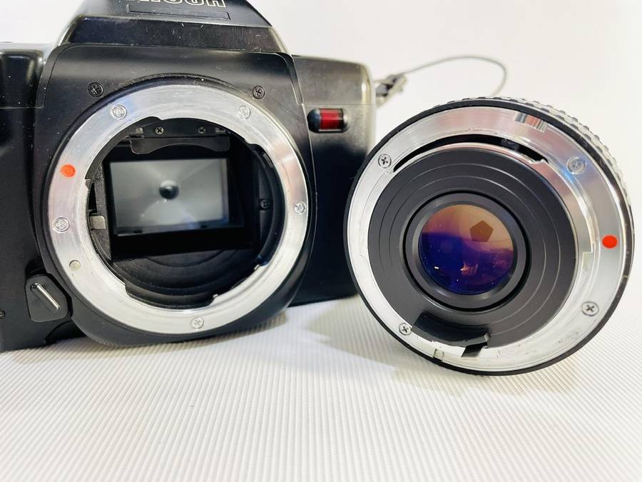 2 x Ricoh SLR 35mm Film Cameras with Accessories
