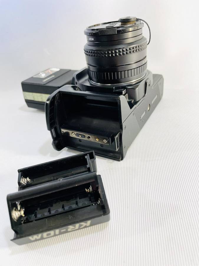 2 x Ricoh SLR 35mm Film Cameras with Accessories