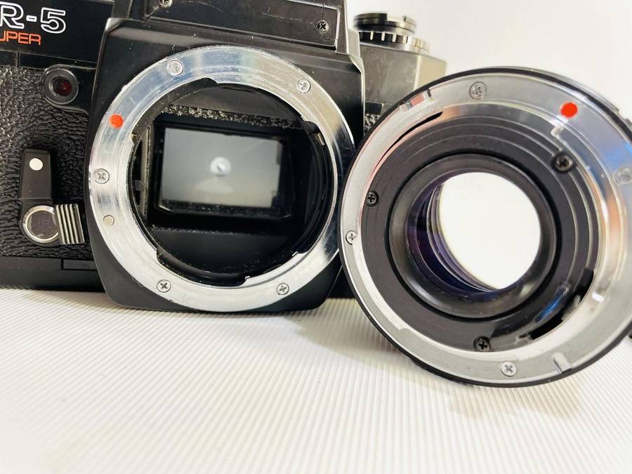 2 x Ricoh SLR 35mm Film Cameras with Accessories