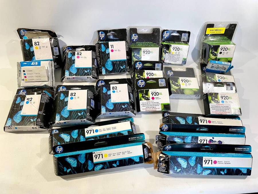 Quantity Expired Sealed HP Ink Cartridges