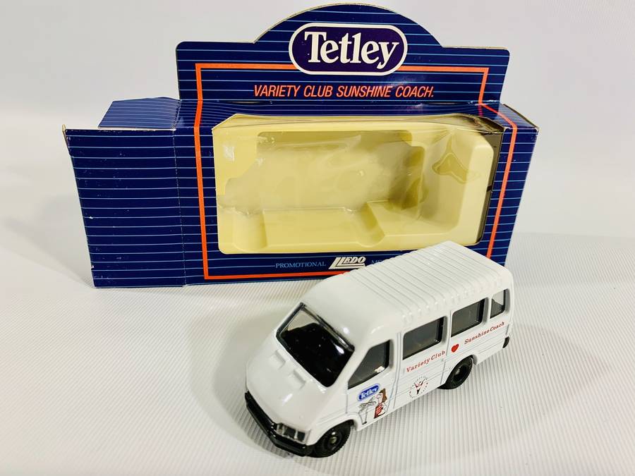 Lledo Tetley Promotional 1/43 Die Cast Variety Club Sunshine Coach (Boxed)