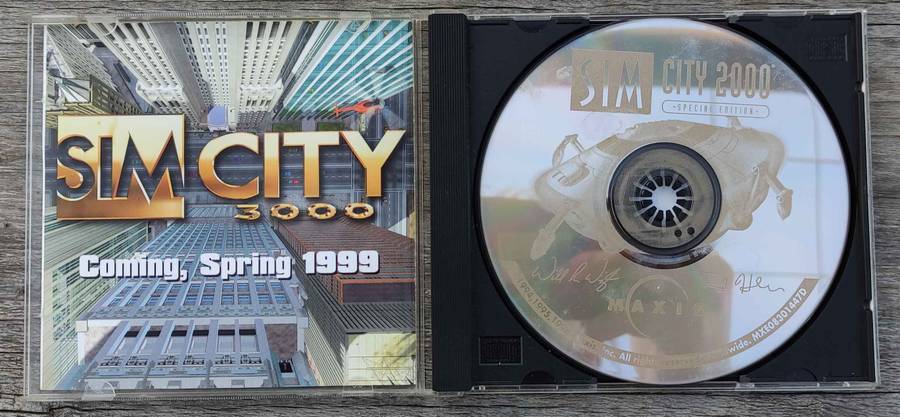 SimCity 2000 original pc game collectable