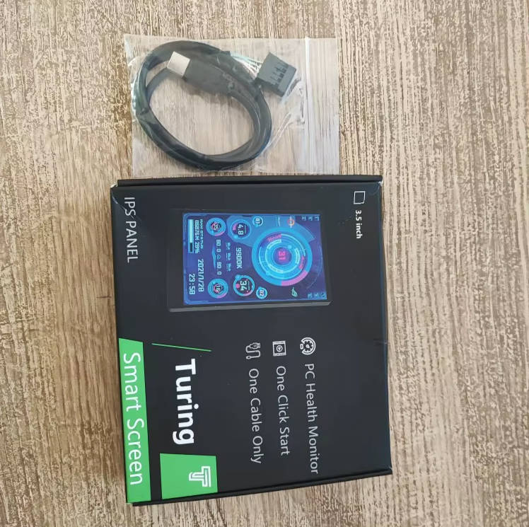 TURZX 3.5 Inch IPS USB Secondary Screen for Computer CPU GPU RAM HDD Monitor Type C Display