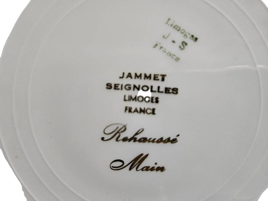 Limoges France Jammet Seignolles plate
