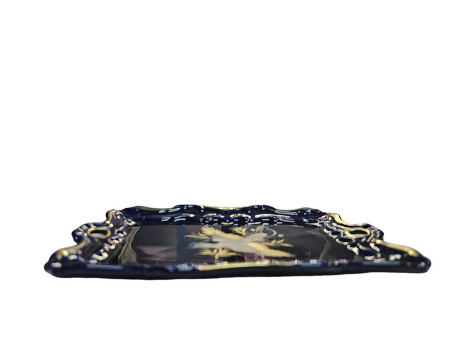 Capmeans Espania Cobalt Blue & Gold Platter