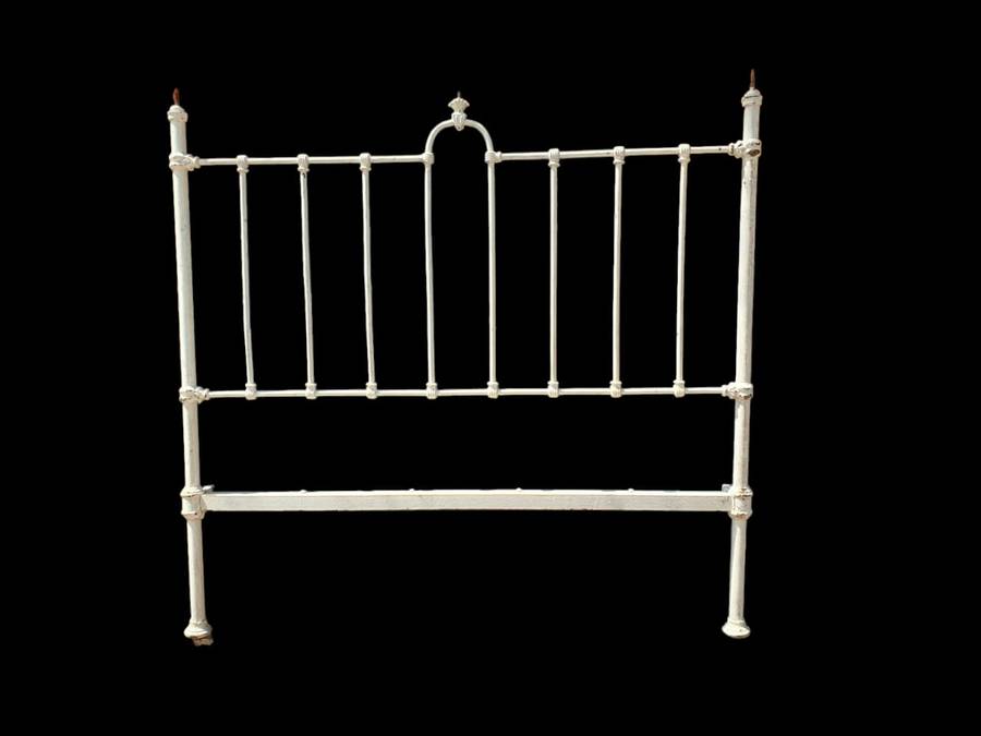 Discover timeless elegance with a Antique Cast Iron Headboard